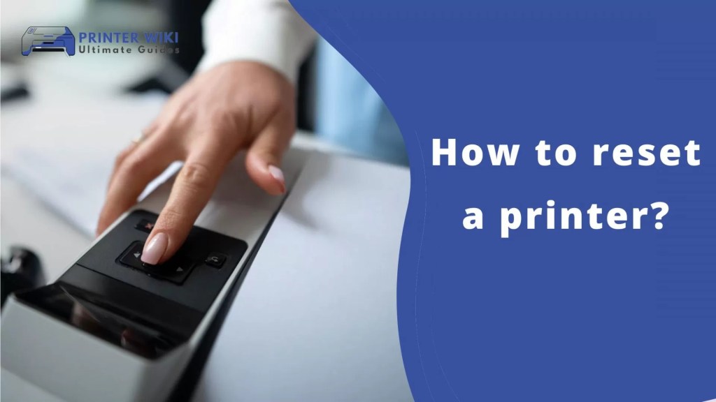 how to reset a printer